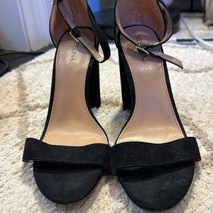 Merona Heels in Black Suede